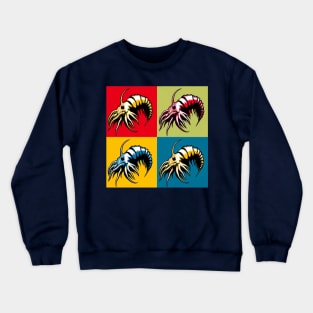 Pop Amphipod Sponge Art - Cool Underwater Crewneck Sweatshirt